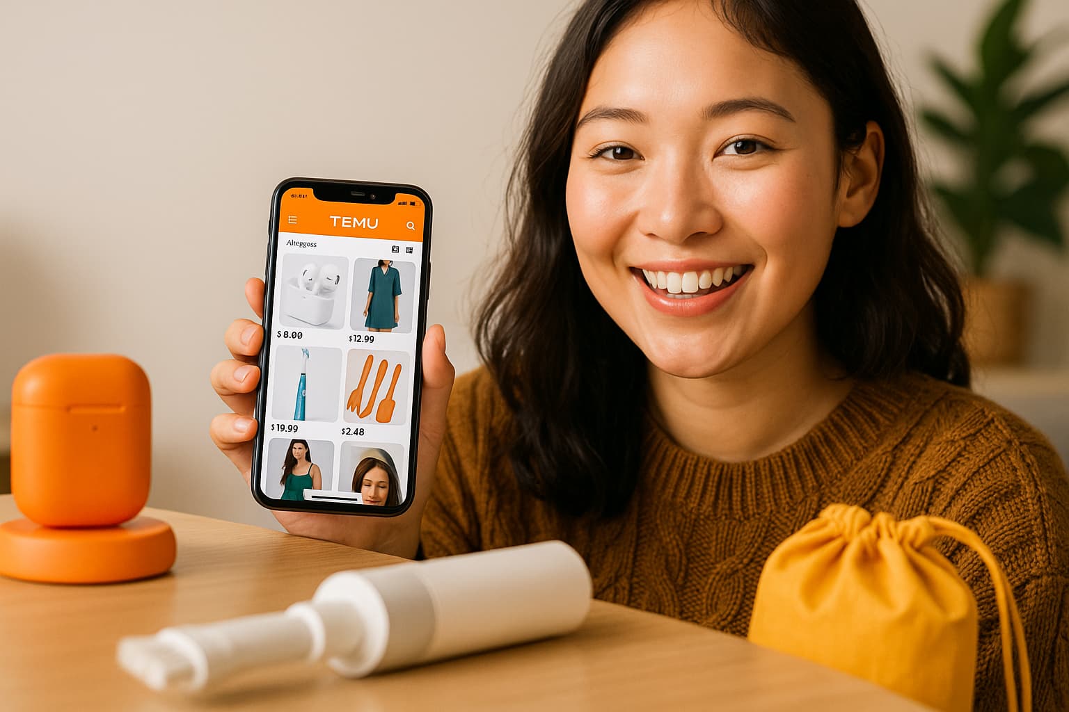 Erleben Sie die neuesten Produkte von Temu in der App