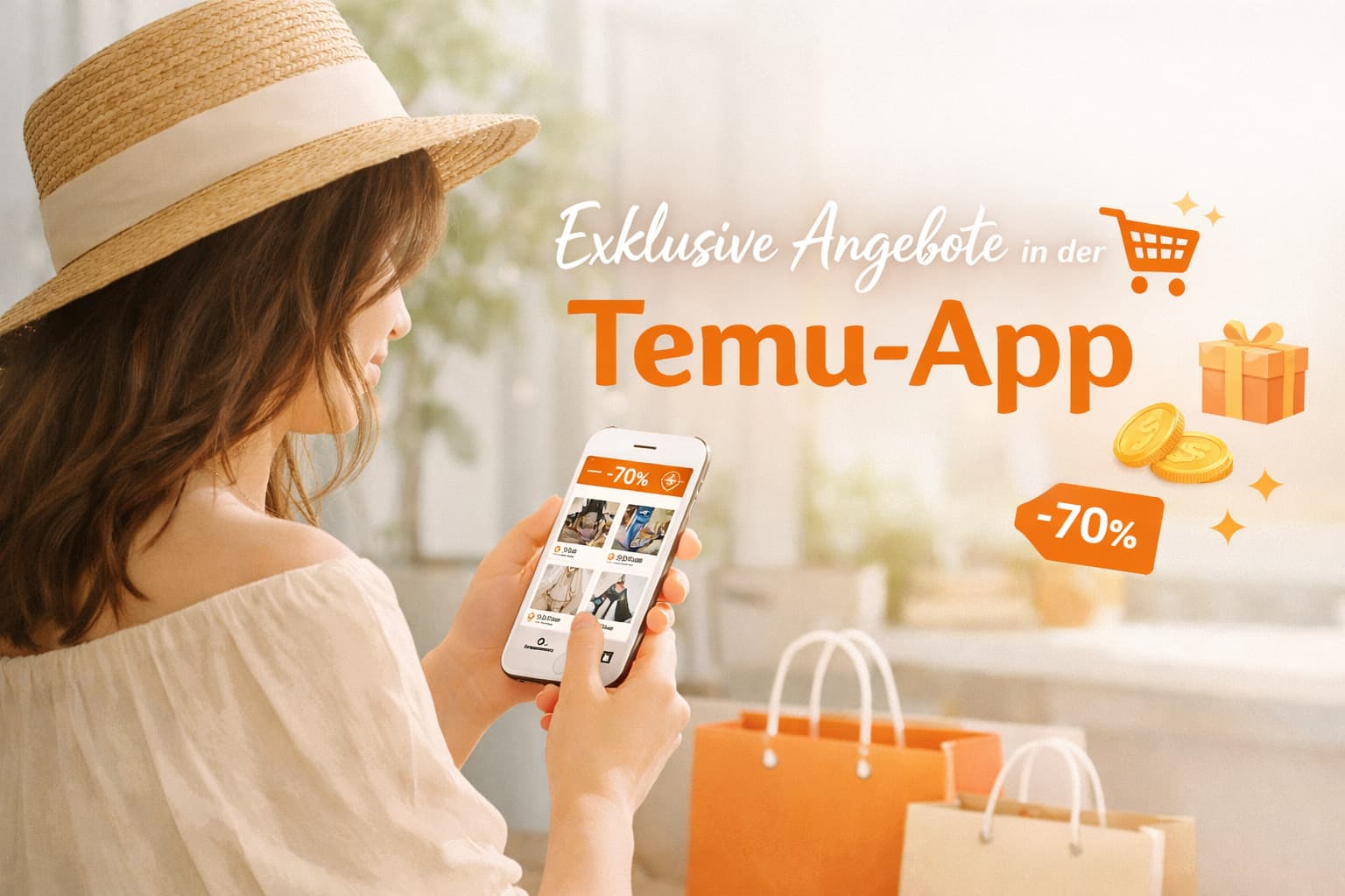 Exklusive Angebote in der Temu-App entdecken und sparen
