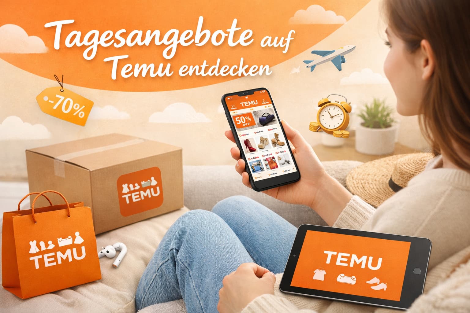 Tagesangebote auf Temu entdecken und clever sparen