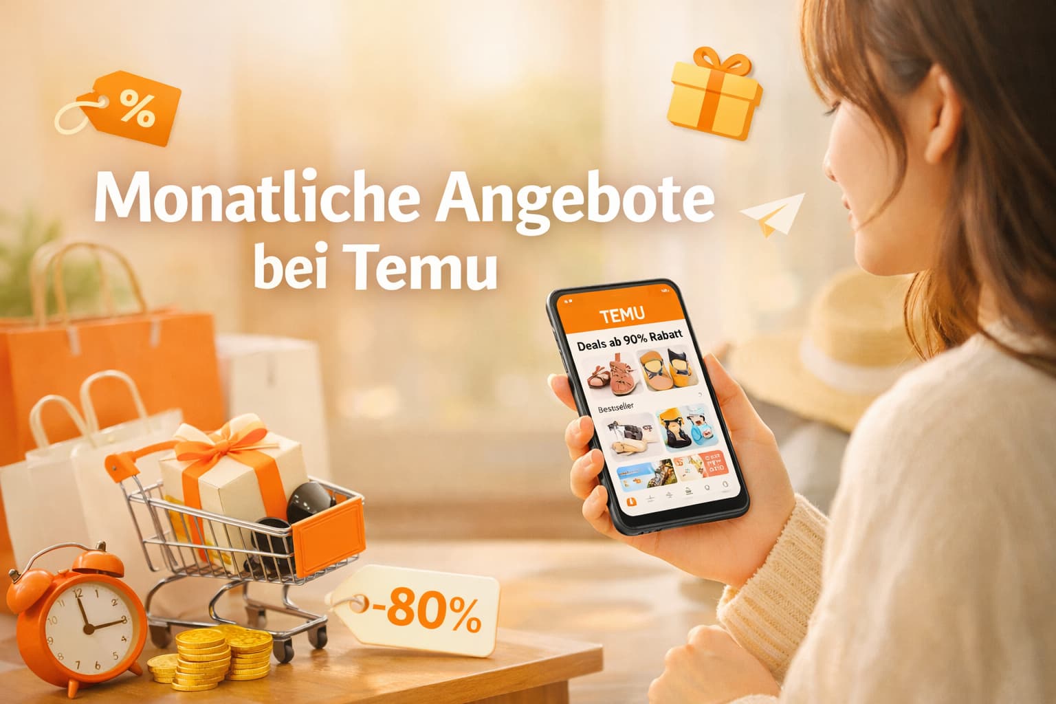 Monatliche Angebote bei Temu entdecken und clever sparen