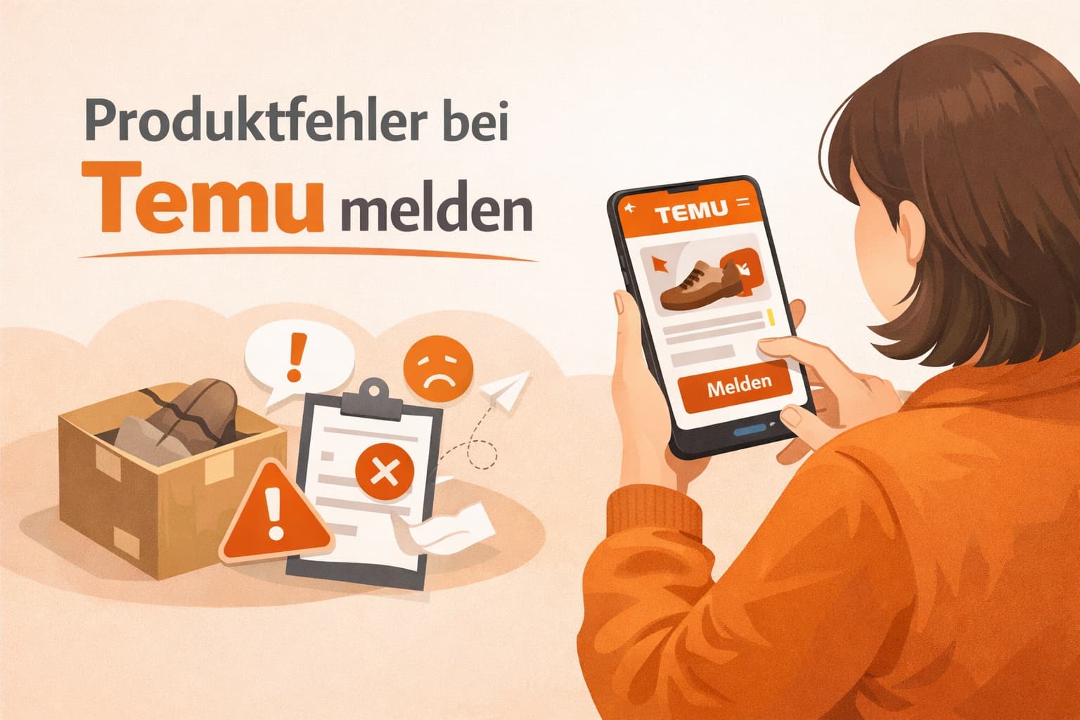 Produktfehler bei Temu melden – So lösen Sie Probleme richtig