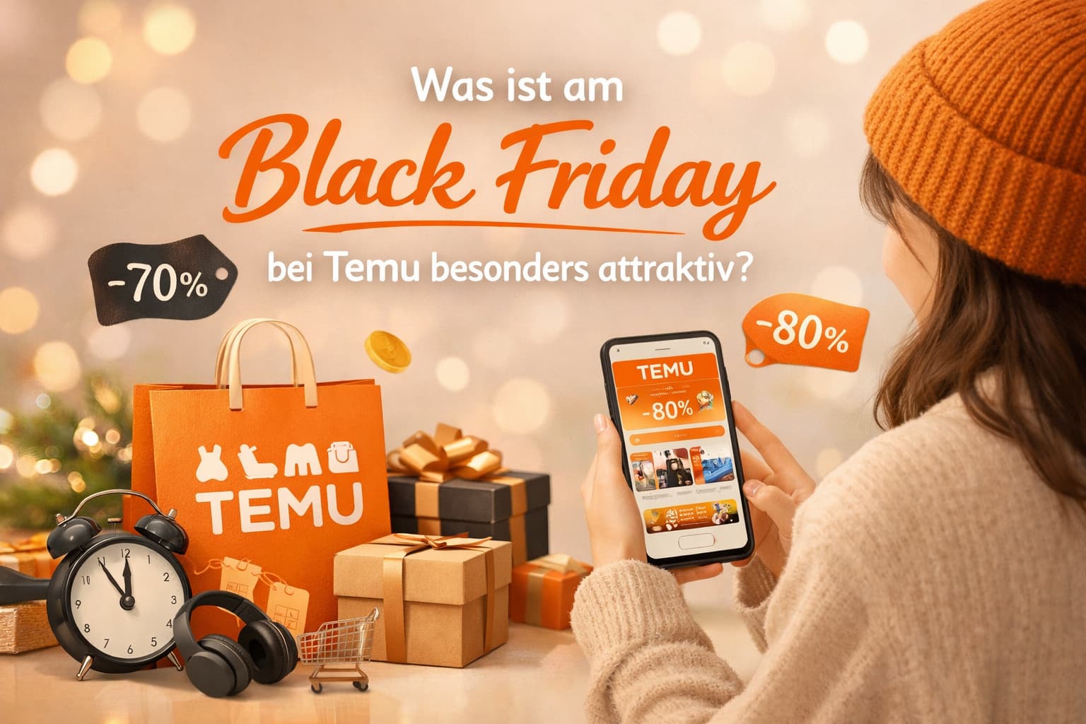 Was ist am Black Friday bei Temu besonders attraktiv