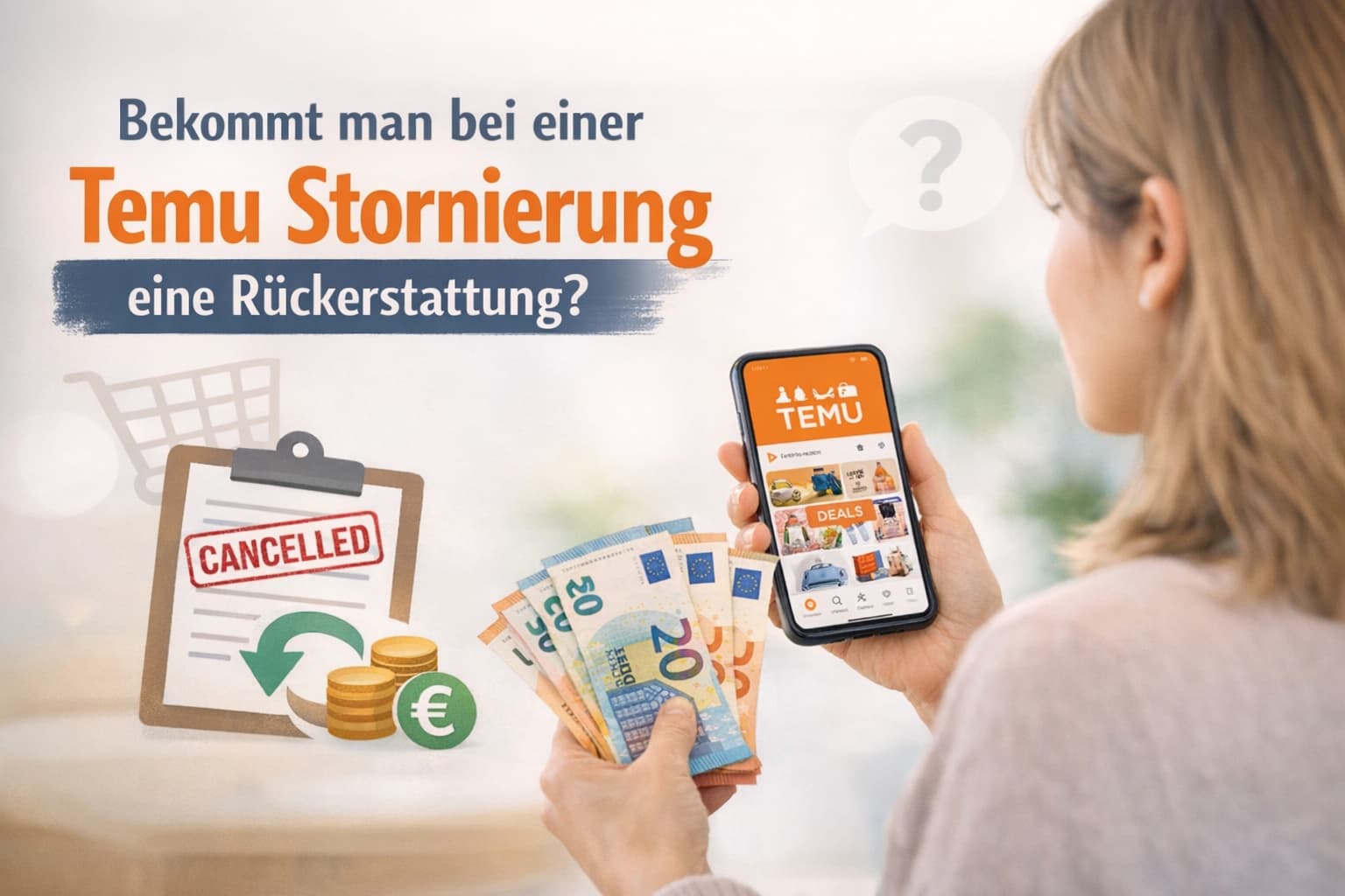 Bekommt man bei einer Temu Stornierung eine Rückerstattung?