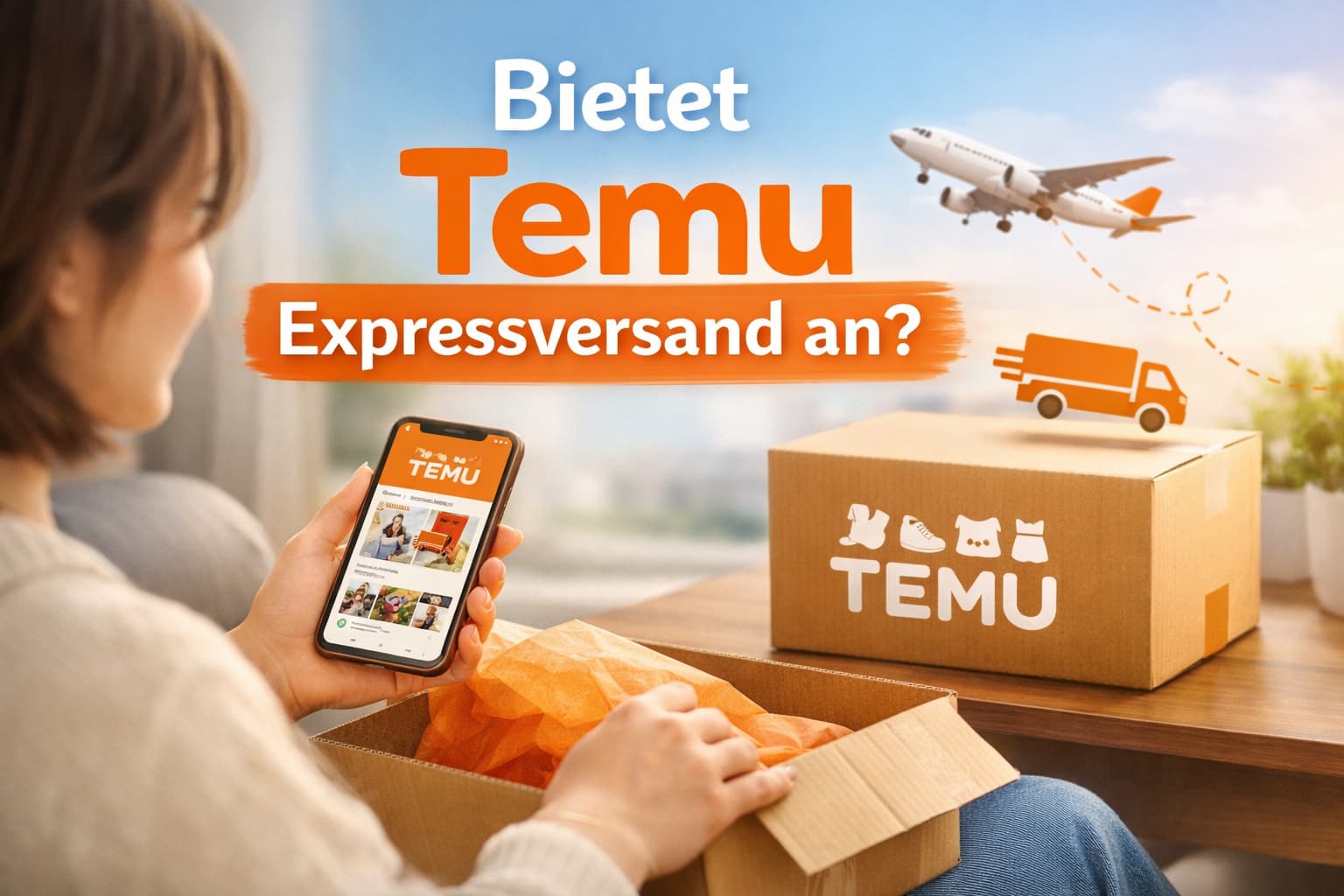 Bietet Temu Expressversand an und wie schnell ist die Lieferung