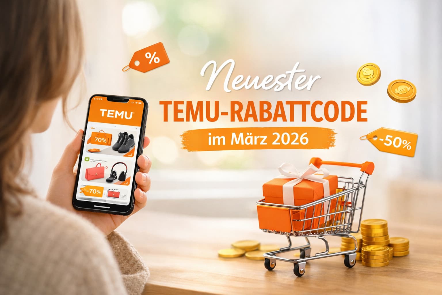 Neuester Temu-Rabattcode im März 2026 für App-Nutzer