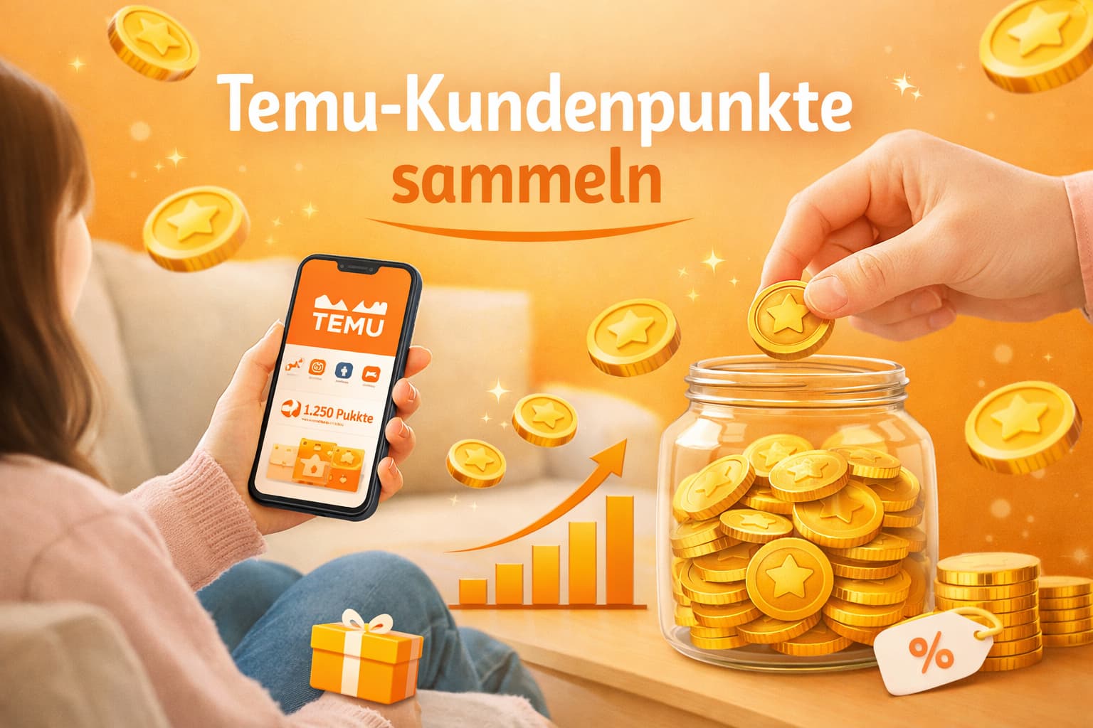 Guía completa para Temu-Kundenpunkte sammeln en la app Temu