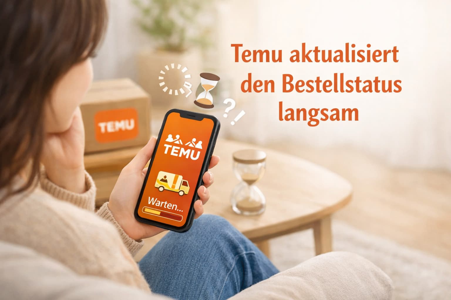 Warum Temu aktualisiert den Bestellstatus langsam