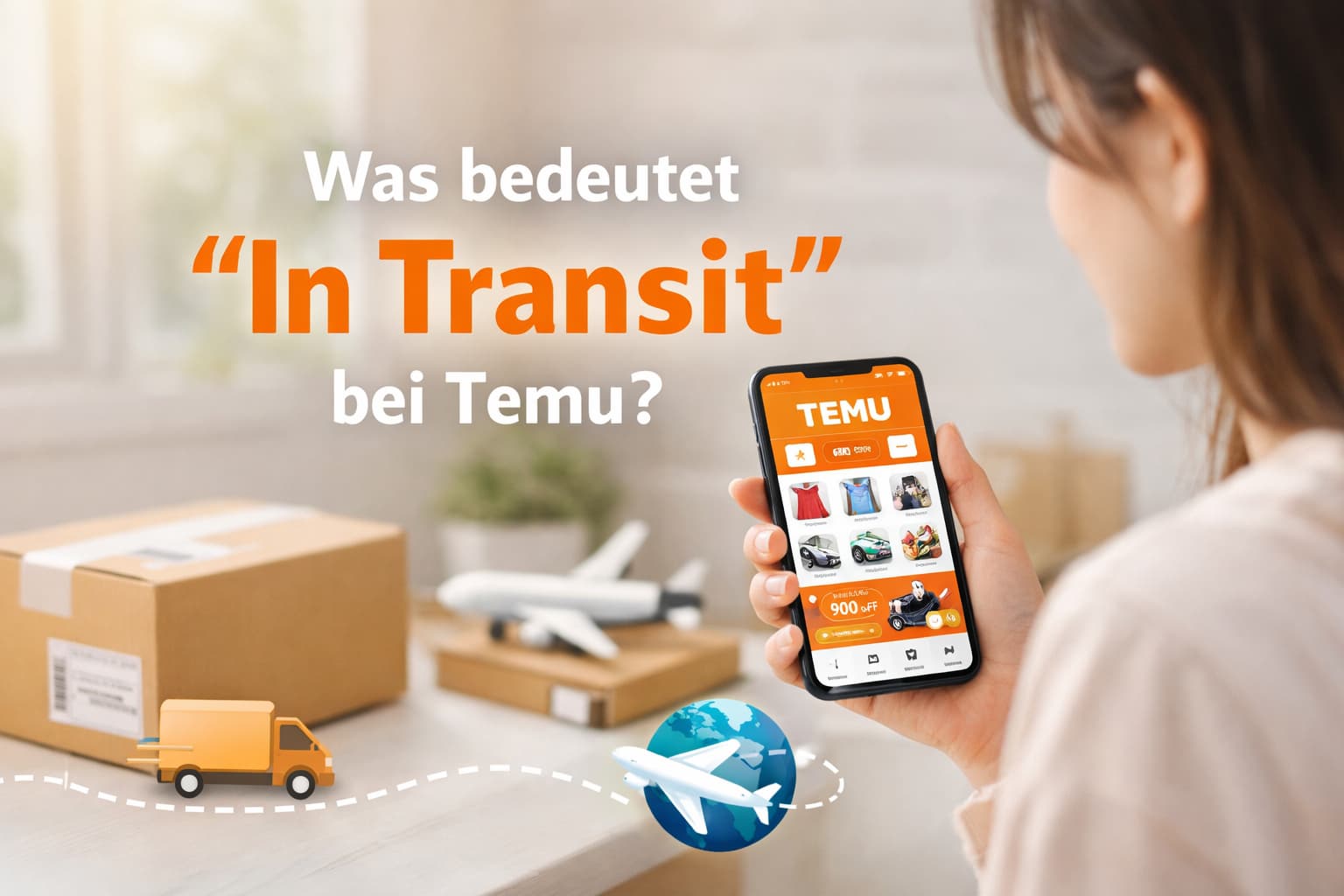 Was bedeutet „In Transit“ bei Temu in der Sendungsverfolgung?