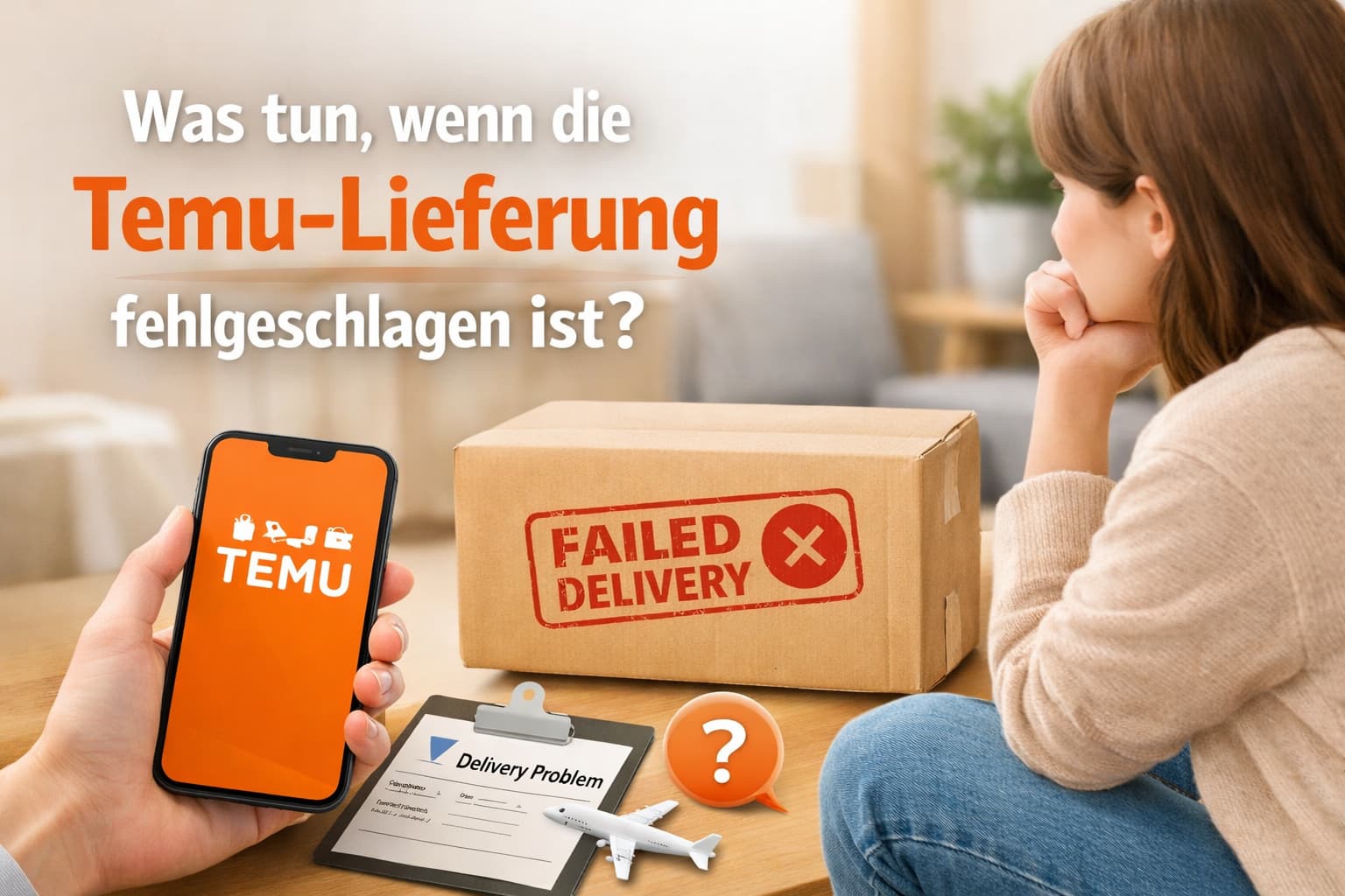 Was tun, wenn die Temu-Lieferung fehlgeschlagen ist